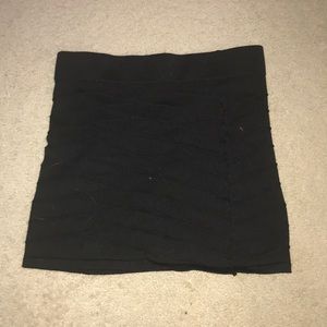 Ribbed Tight black skirt